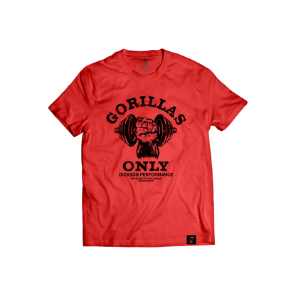 Gorillas Only Tee - Cherry Tomato